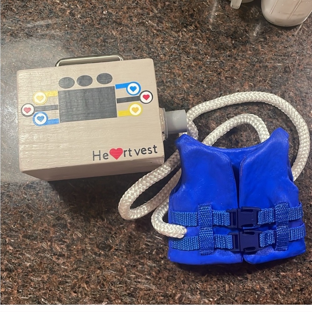 Heart Vest Blue Medical Device